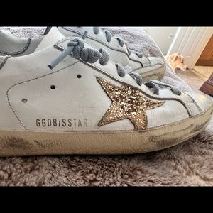 Golden Goose tennis shoes, barely worn! Super cute neutral style, comfy!